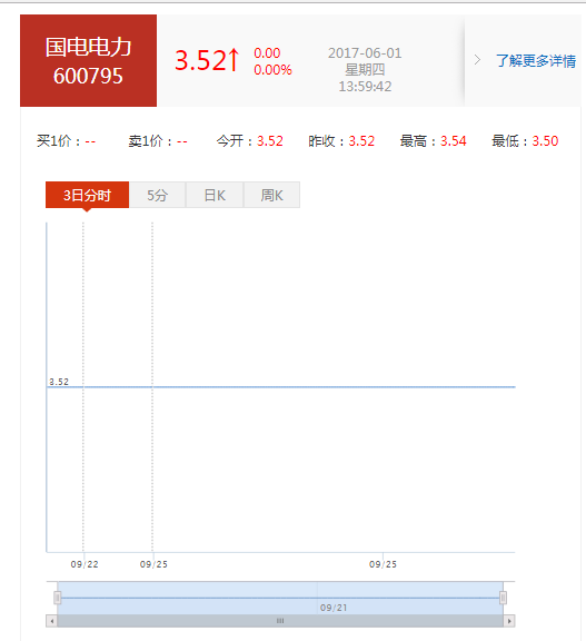 国电电力(600795)股票