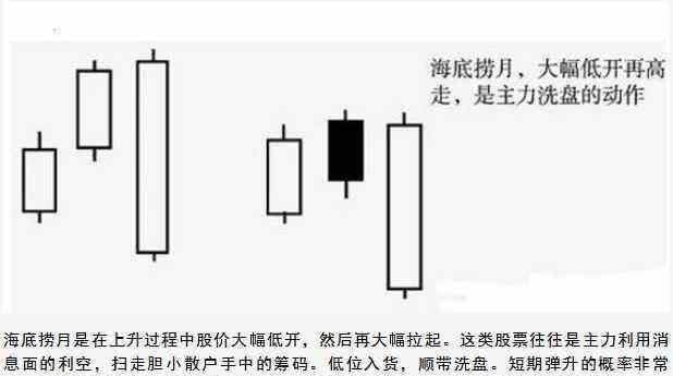 海底捞月形态